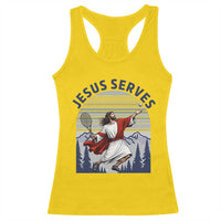 Christian Tennis Lover Gift Racerback Tank Top Funny Christian Gift - Wonder Print Shop