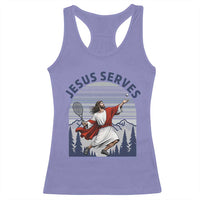 Christian Tennis Lover Gift Racerback Tank Top Funny Christian Gift - Wonder Print Shop