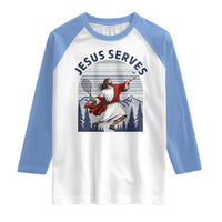 Christian Tennis Lover Gift Raglan Shirt Funny Christian Gift - Wonder Print Shop