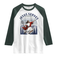Christian Tennis Lover Gift Raglan Shirt Funny Christian Gift - Wonder Print Shop
