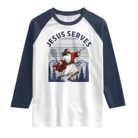 Christian Tennis Lover Gift Raglan Shirt Funny Christian Gift - Wonder Print Shop