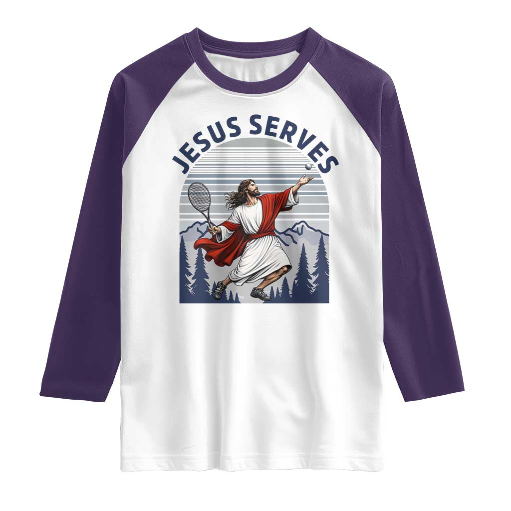 Christian Tennis Lover Gift Raglan Shirt Funny Christian Gift - Wonder Print Shop