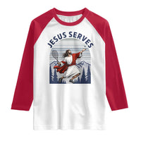Christian Tennis Lover Gift Raglan Shirt Funny Christian Gift - Wonder Print Shop