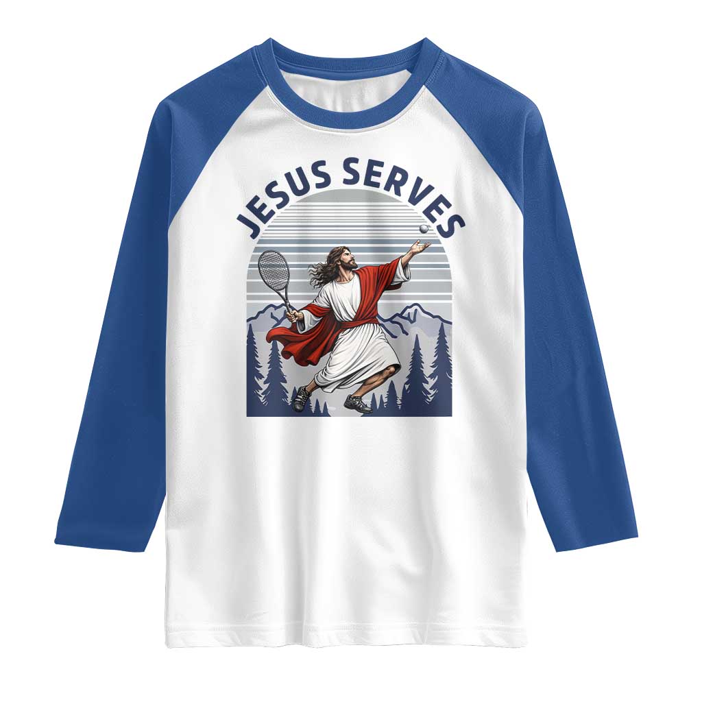 Christian Tennis Lover Gift Raglan Shirt Funny Christian Gift - Wonder Print Shop