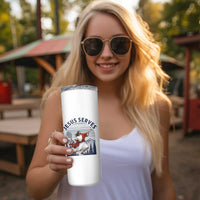 Christian Tennis Lover Gift Skinny Tumbler Funny Christian Gift - Wonder Print Shop