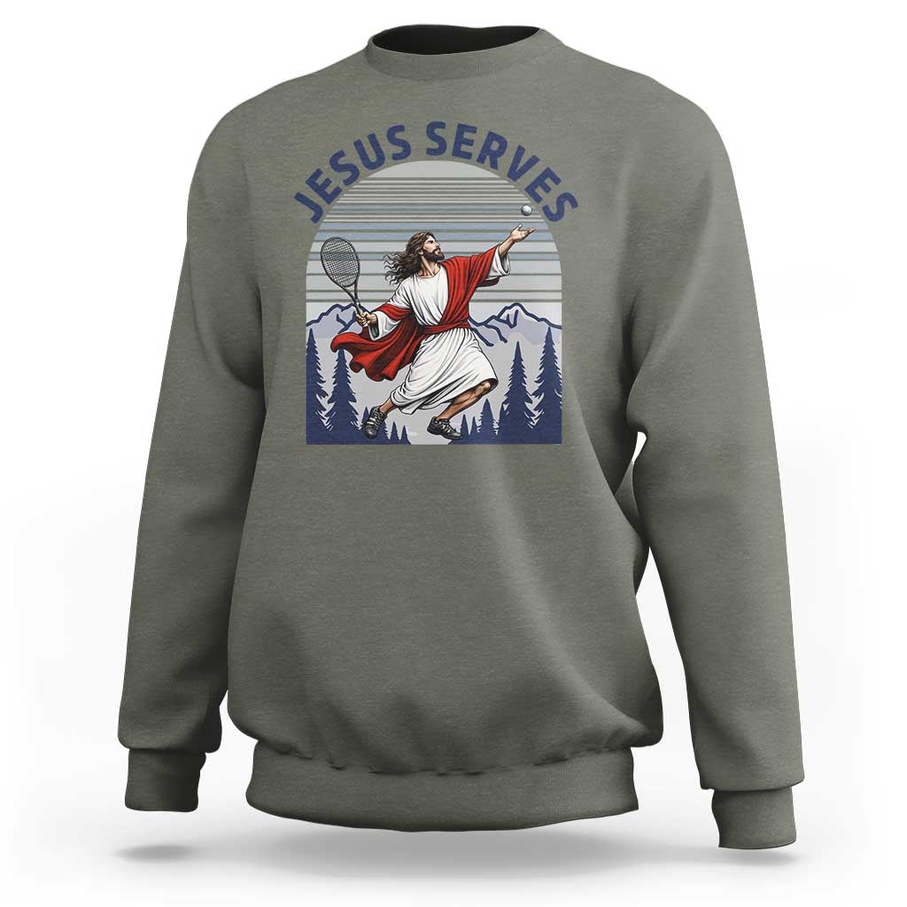 Christian Tennis Lover Gift Sweatshirt Funny Christian Gift - Wonder Print Shop