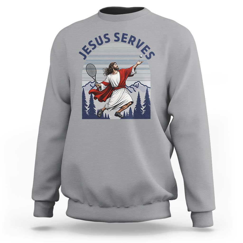 Christian Tennis Lover Gift Sweatshirt Funny Christian Gift - Wonder Print Shop