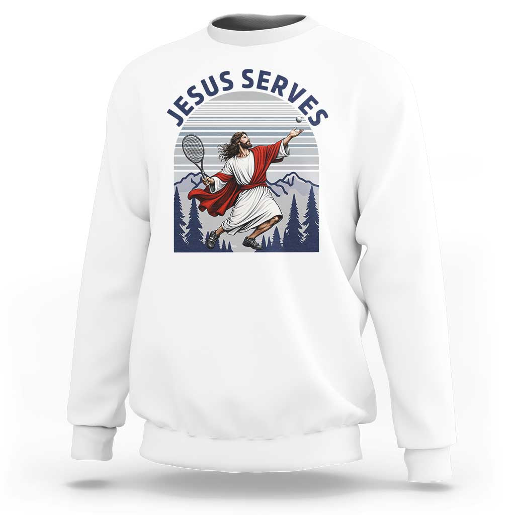 Christian Tennis Lover Gift Sweatshirt Funny Christian Gift - Wonder Print Shop