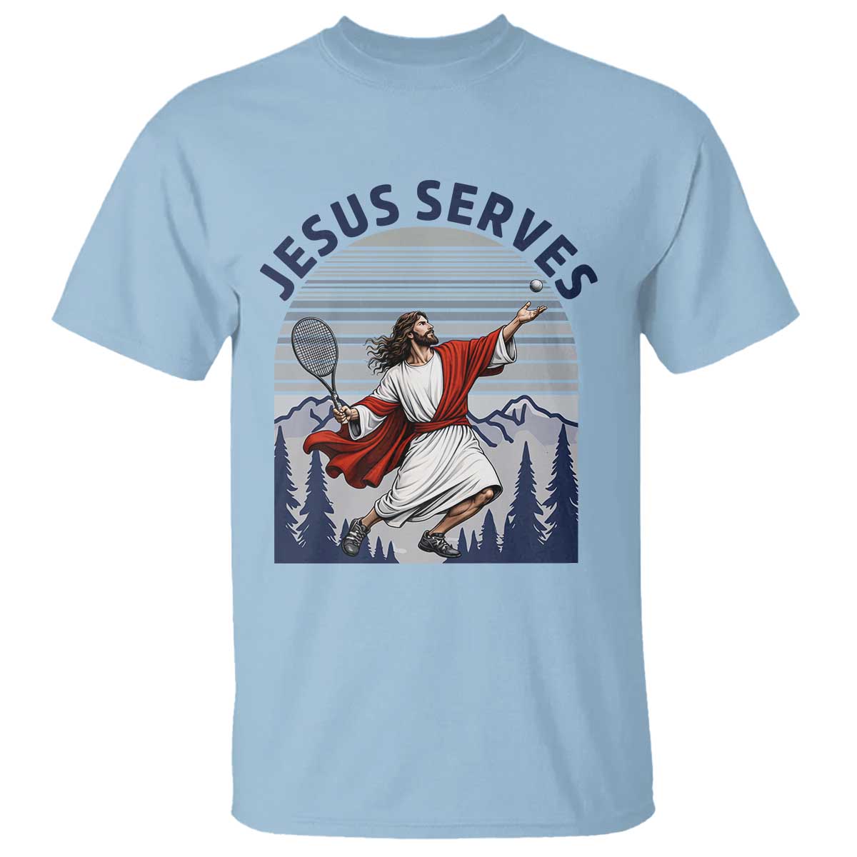 Christian Tennis Lover Gift T Shirt Funny Christian Gift - Wonder Print Shop
