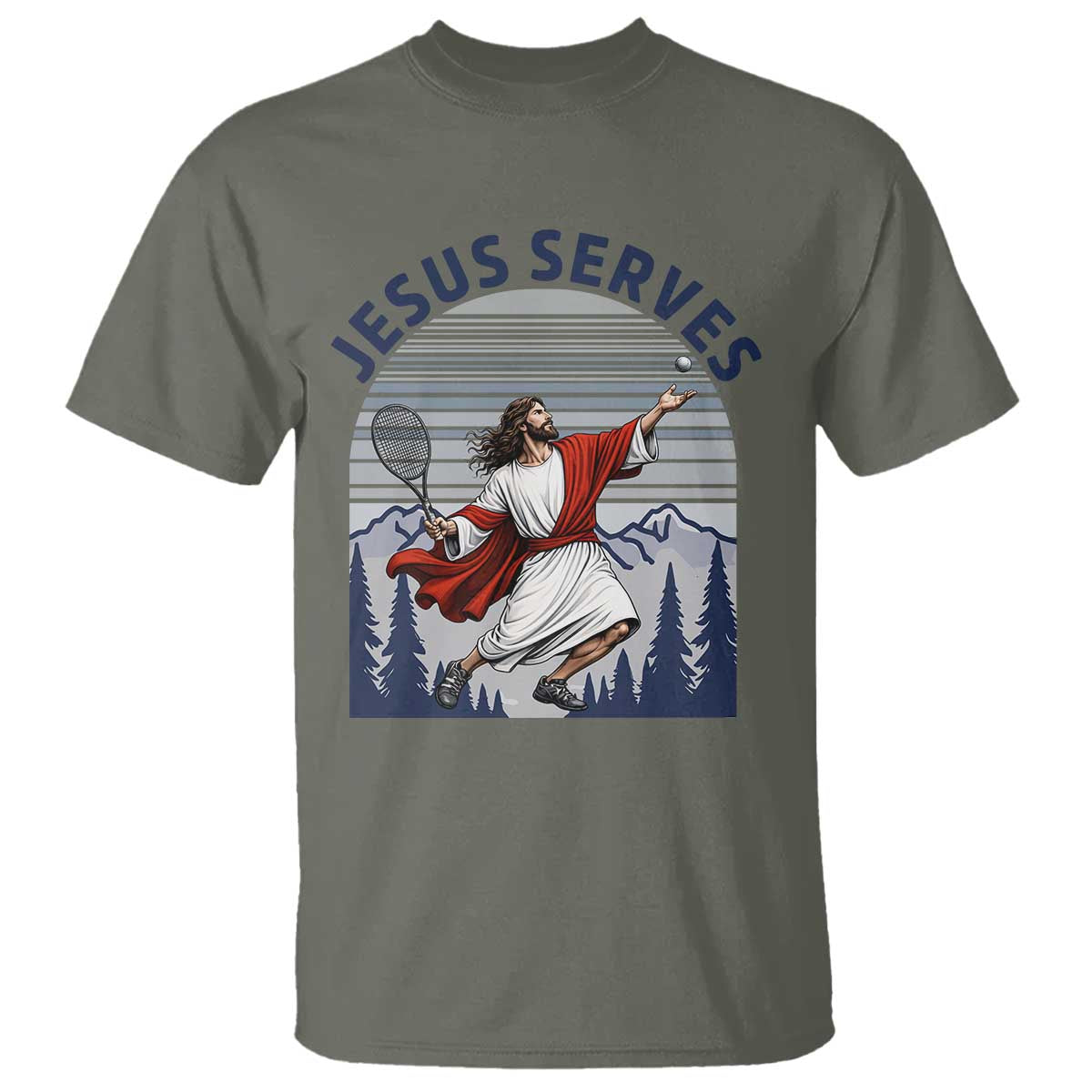 Christian Tennis Lover Gift T Shirt Funny Christian Gift - Wonder Print Shop