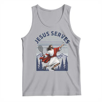 Christian Tennis Lover Gift Tank Top Funny Christian Gift - Wonder Print Shop