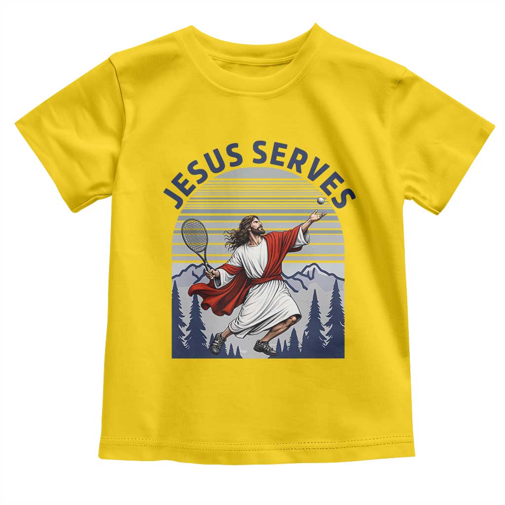 Christian Tennis Lover Gift Toddler T Shirt Funny Christian Gift - Wonder Print Shop
