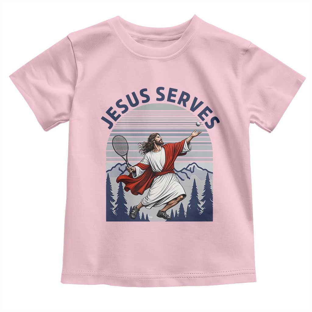 Christian Tennis Lover Gift Toddler T Shirt Funny Christian Gift - Wonder Print Shop