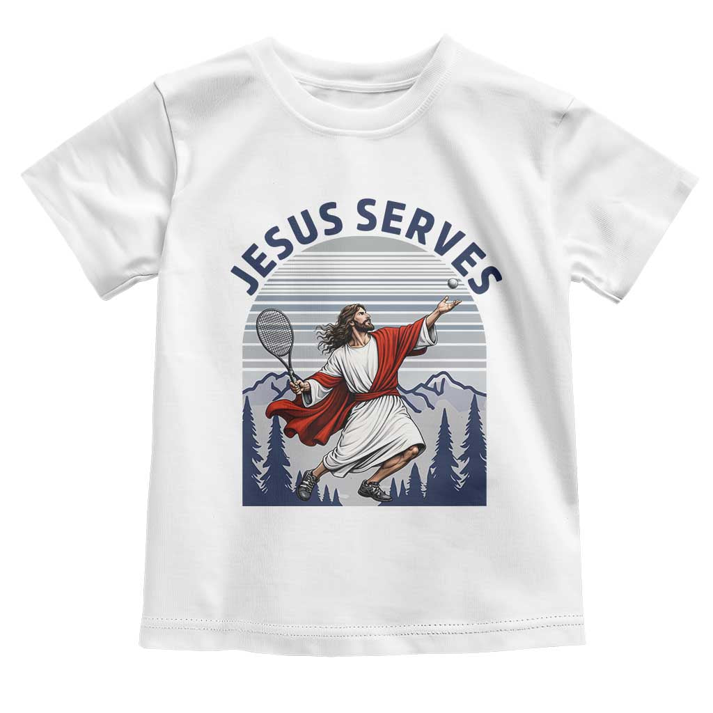 Christian Tennis Lover Gift Toddler T Shirt Funny Christian Gift - Wonder Print Shop