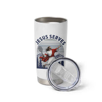 Christian Tennis Lover Gift Tumbler Cup Funny Christian Gift - Wonder Print Shop