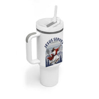 Christian Tennis Lover Gift Tumbler With Handle Funny Christian Gift - Wonder Print Shop