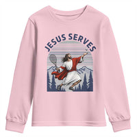 Christian Tennis Lover Gift Youth Sweatshirt Funny Christian Gift - Wonder Print Shop