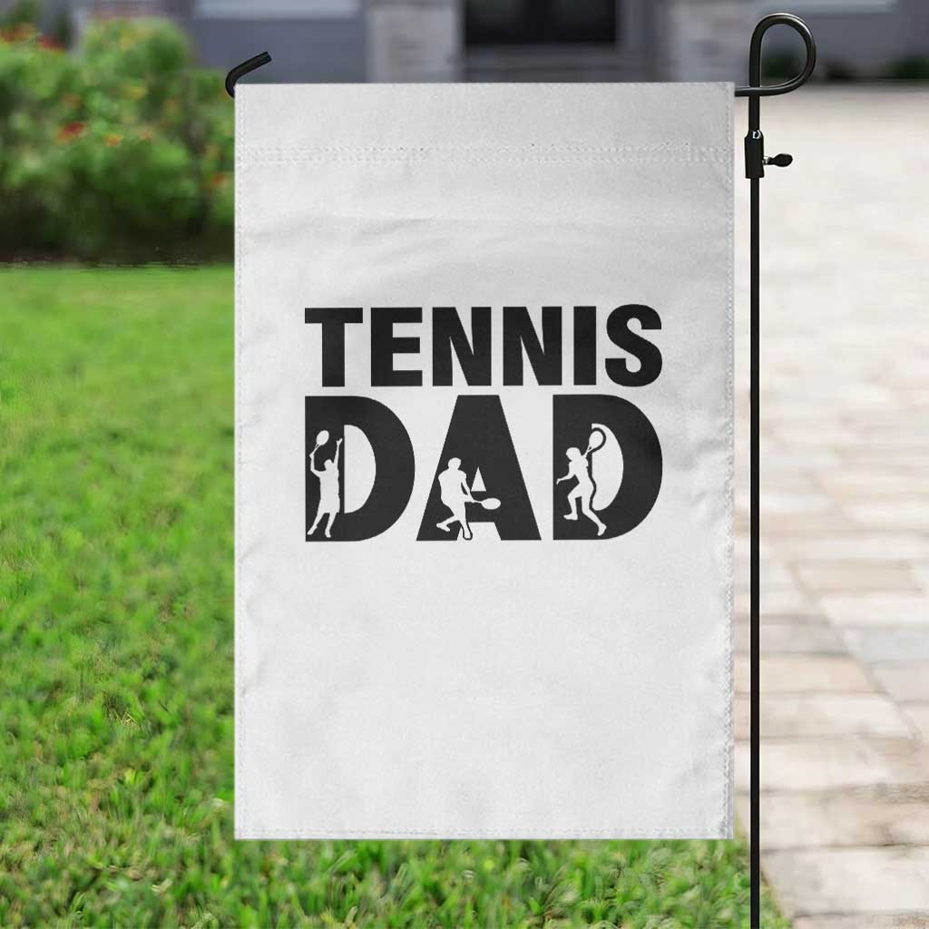 Funny Tennis Dad Life Garden Flag Sport Lover Gift - Wonder Print Shop