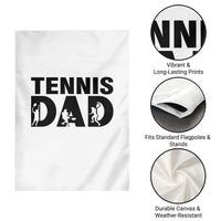 Funny Tennis Dad Life Garden Flag Sport Lover Gift - Wonder Print Shop