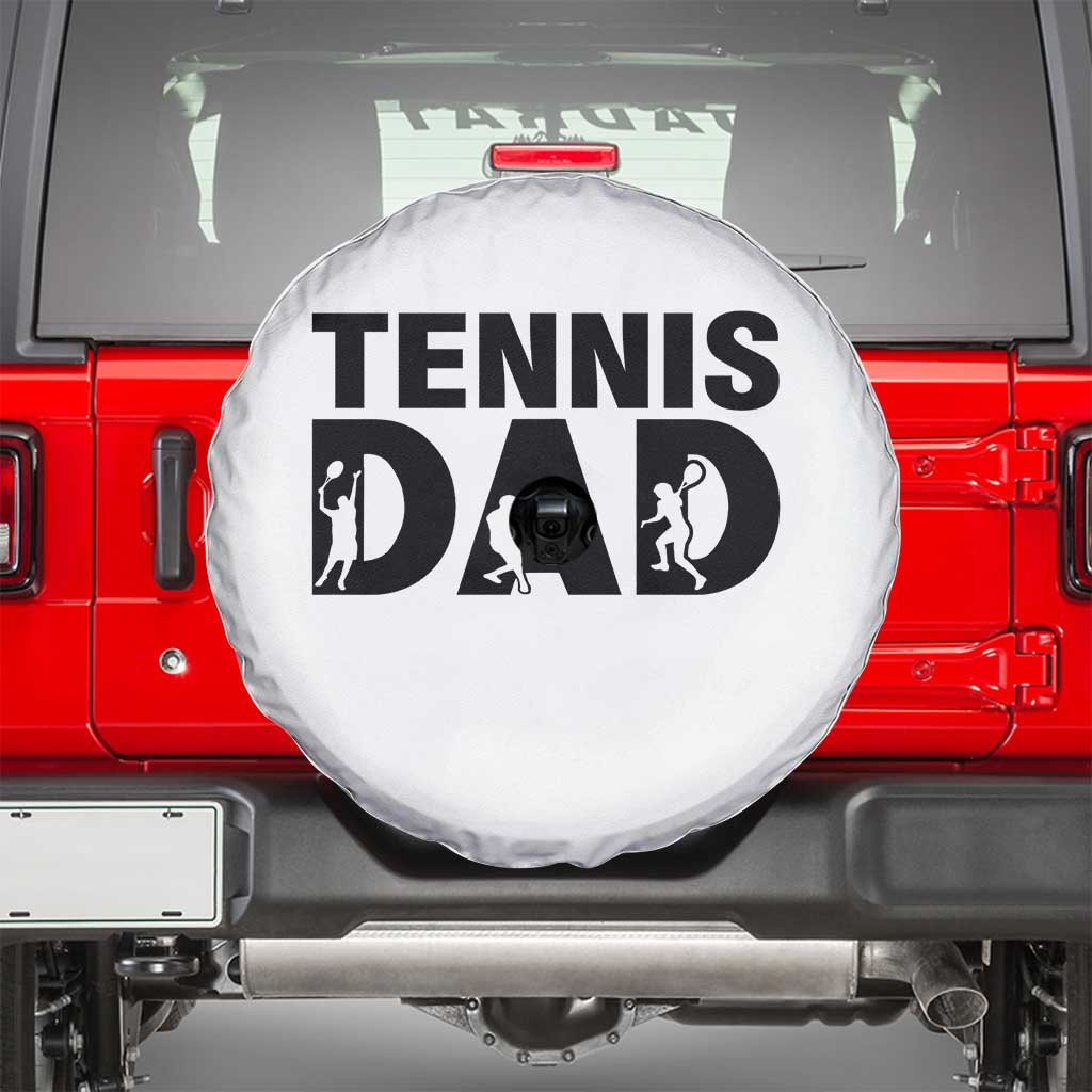 Funny Tennis Dad Life Spare Tire Cover Sport Lover Gift - Wonder Print Shop