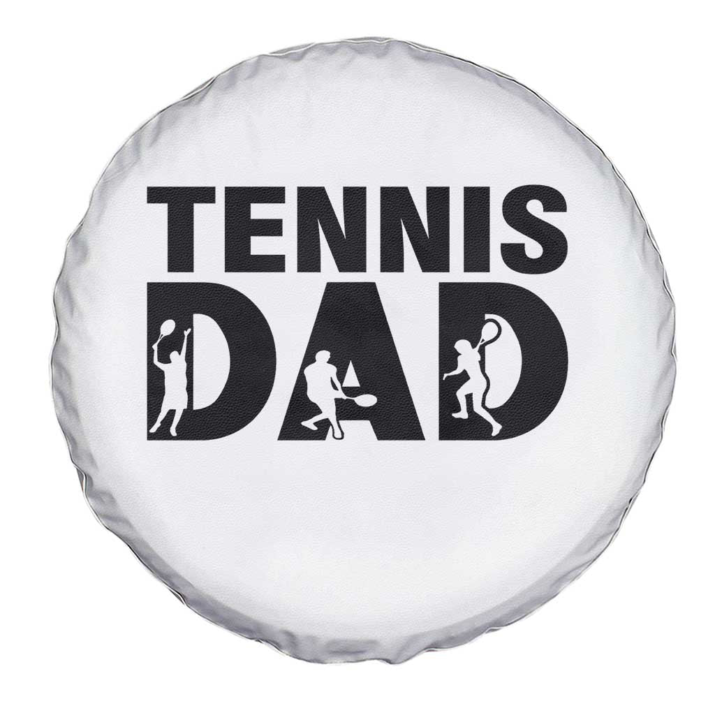 Funny Tennis Dad Life Spare Tire Cover Sport Lover Gift - Wonder Print Shop