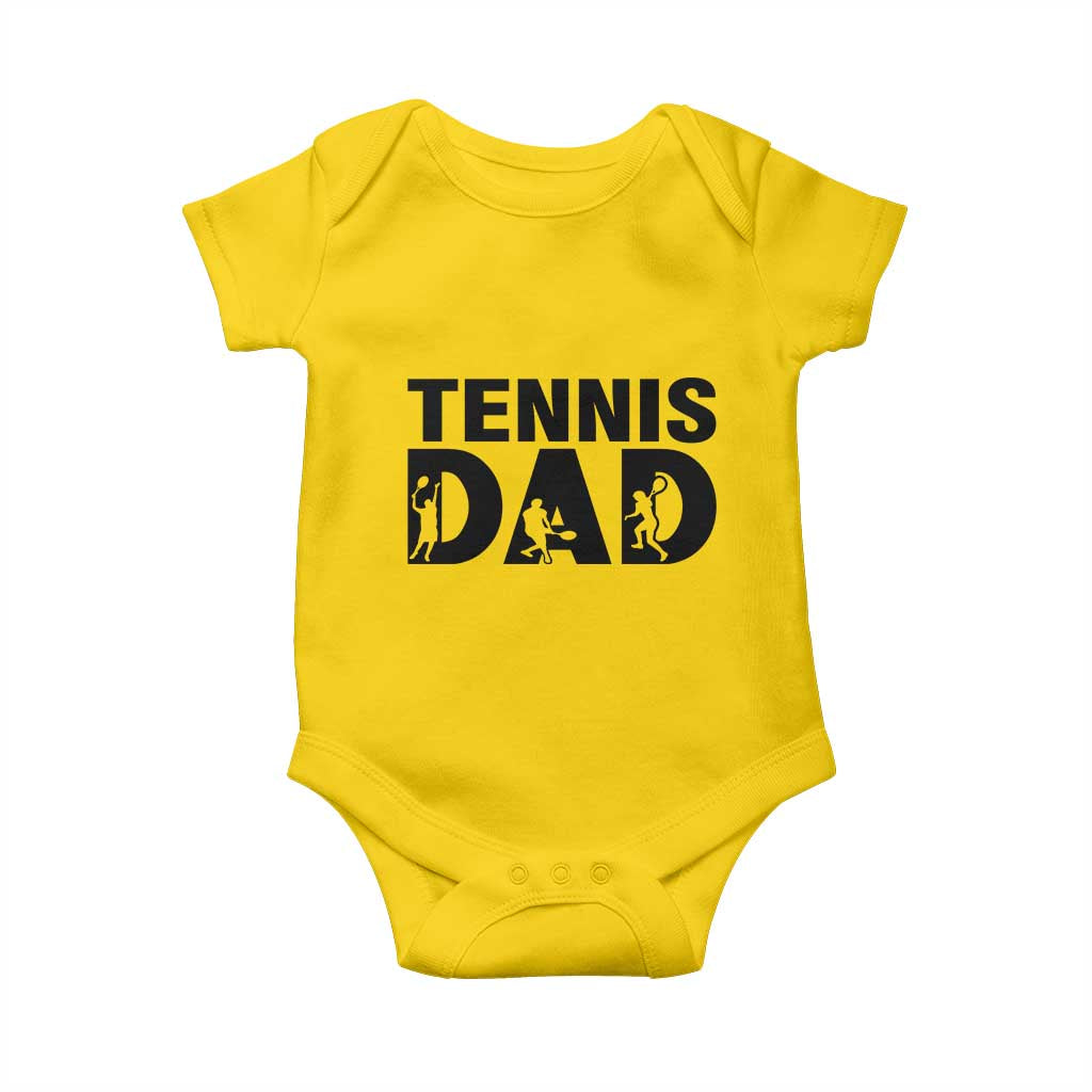 Funny Tennis Dad Life Baby Onesie Sport Lover Gift - Wonder Print Shop