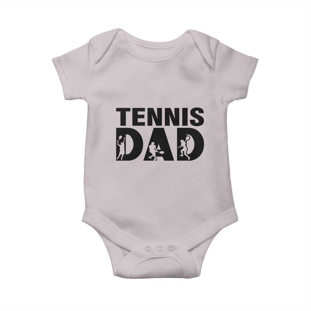 Funny Tennis Dad Life Baby Onesie Sport Lover Gift - Wonder Print Shop