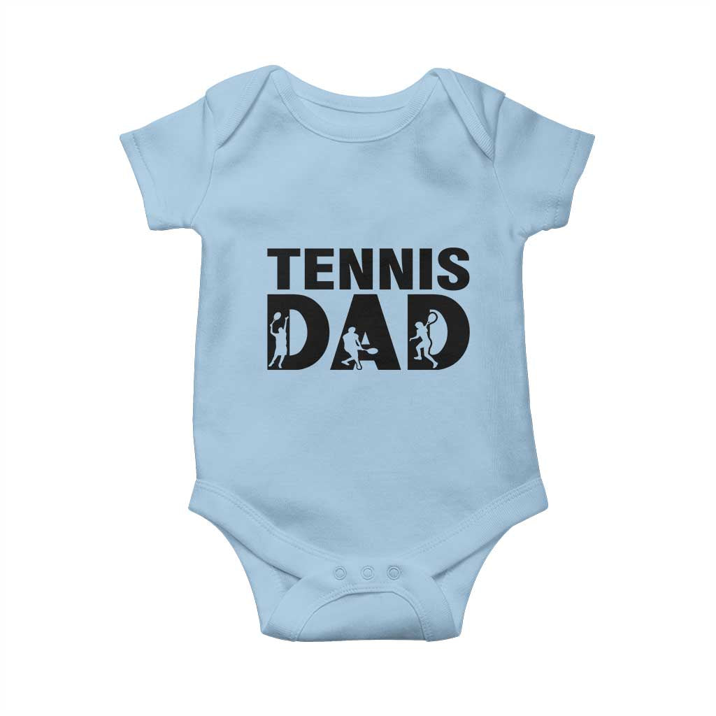 Funny Tennis Dad Life Baby Onesie Sport Lover Gift - Wonder Print Shop