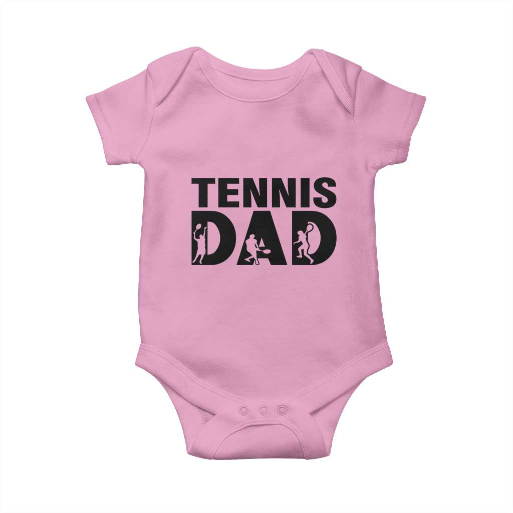 Funny Tennis Dad Life Baby Onesie Sport Lover Gift - Wonder Print Shop