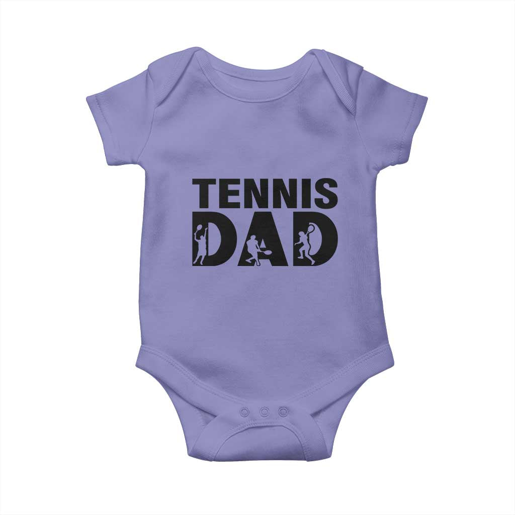 Funny Tennis Dad Life Baby Onesie Sport Lover Gift - Wonder Print Shop