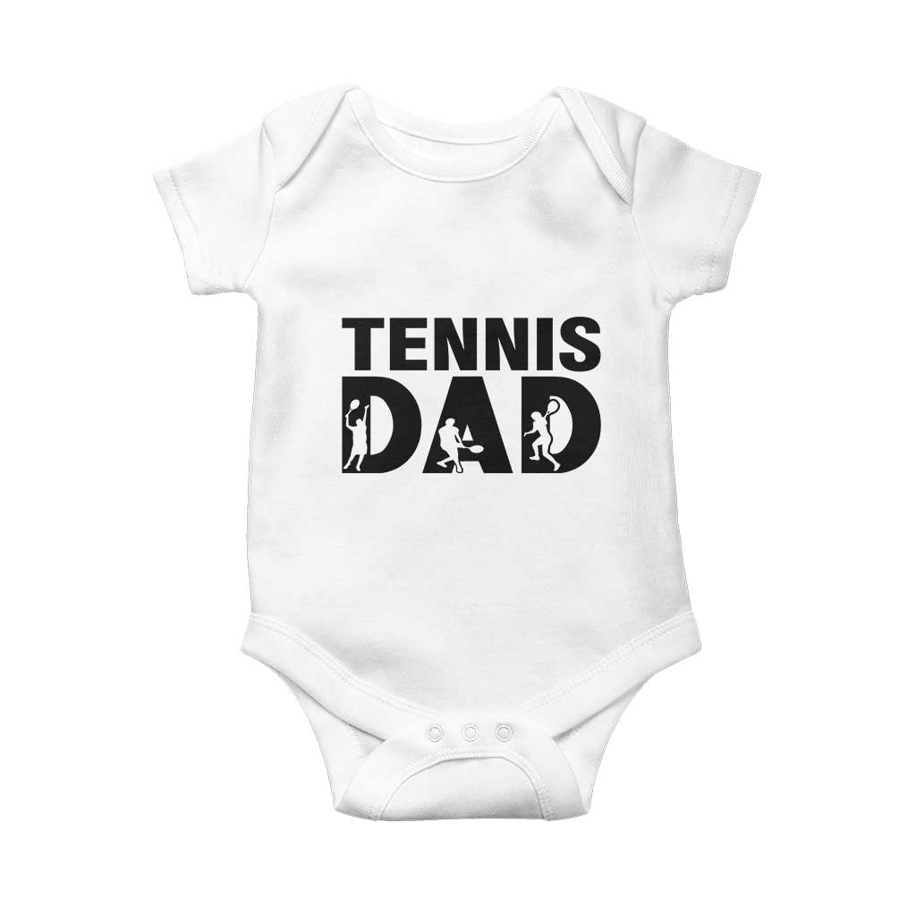 Funny Tennis Dad Life Baby Onesie Sport Lover Gift - Wonder Print Shop