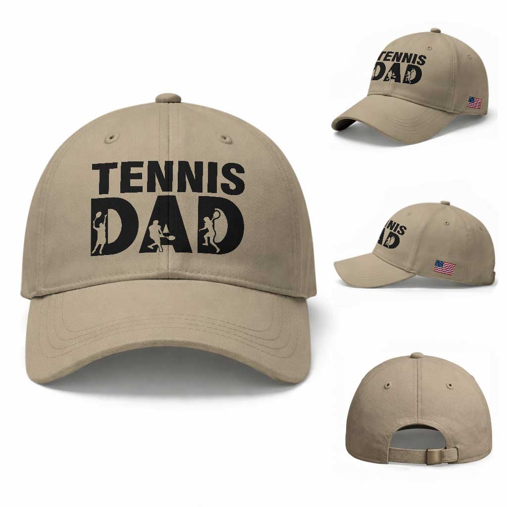 Funny Tennis Dad Life Baseball Cap Sport Lover Gift