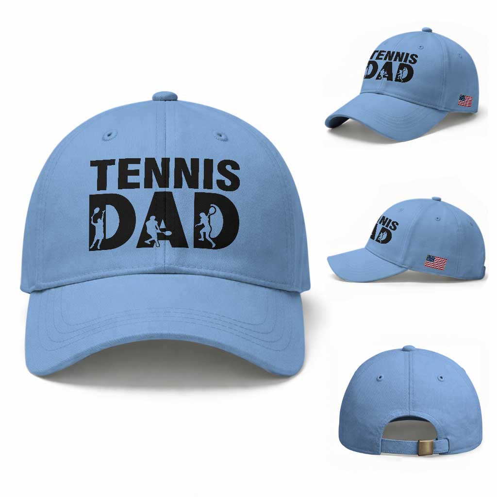 Funny Tennis Dad Life Baseball Cap Sport Lover Gift