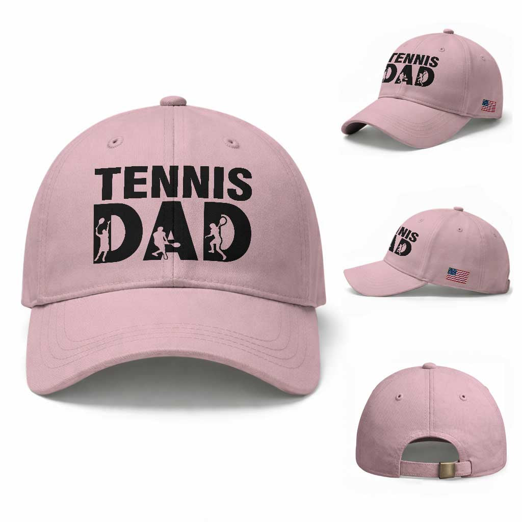Funny Tennis Dad Life Baseball Cap Sport Lover Gift