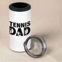 Funny Tennis Dad Life 4 in 1 Can Cooler Tumbler Sport Lover Gift - Wonder Print Shop