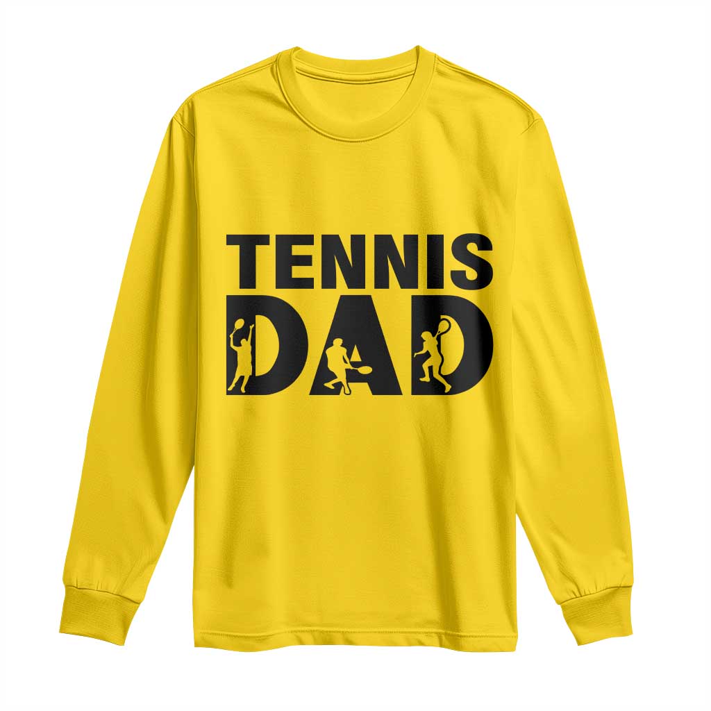 Funny Tennis Dad Life Long Sleeve Shirt Sport Lover Gift - Wonder Print Shop