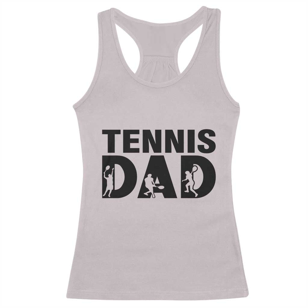 Funny Tennis Dad Life Racerback Tank Top Sport Lover Gift - Wonder Print Shop