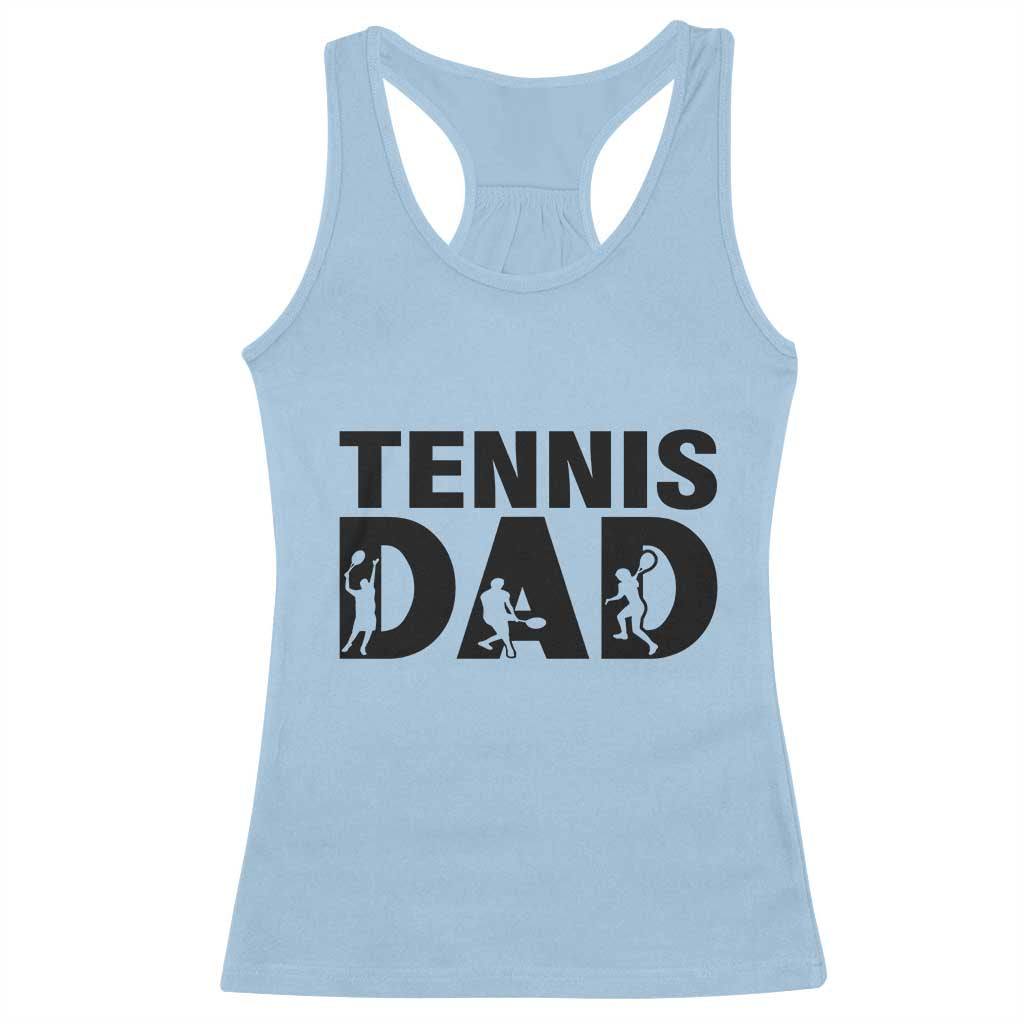 Funny Tennis Dad Life Racerback Tank Top Sport Lover Gift - Wonder Print Shop
