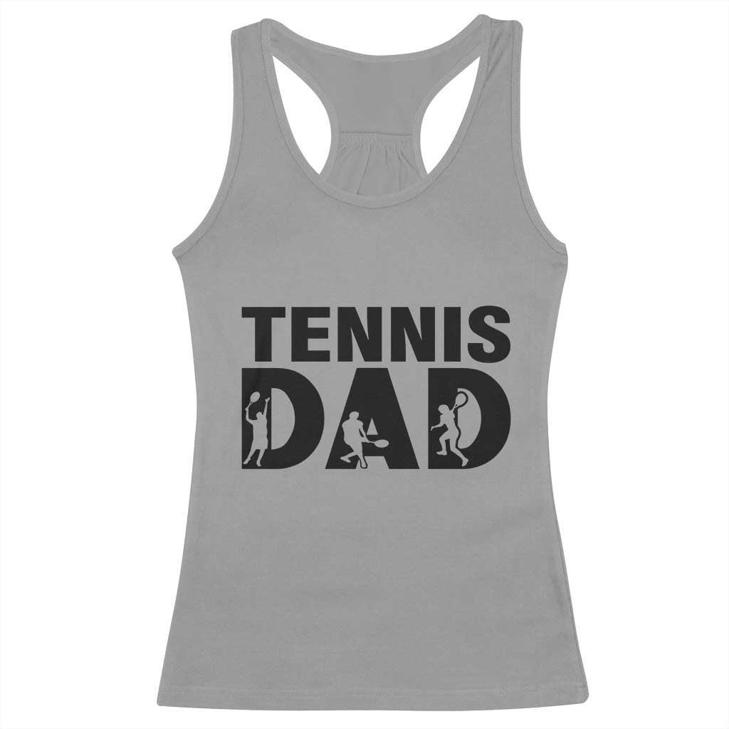 Funny Tennis Dad Life Racerback Tank Top Sport Lover Gift - Wonder Print Shop