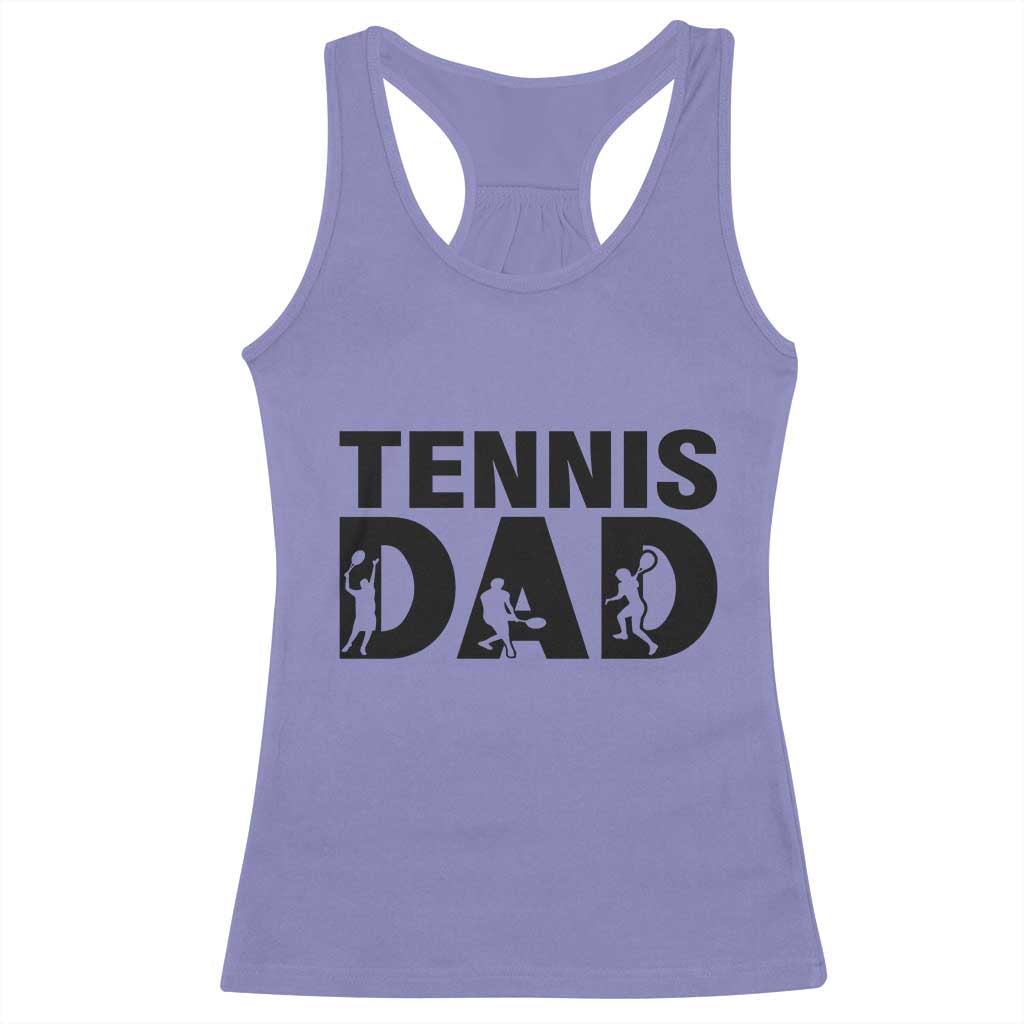 Funny Tennis Dad Life Racerback Tank Top Sport Lover Gift - Wonder Print Shop