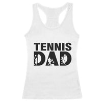 Funny Tennis Dad Life Racerback Tank Top Sport Lover Gift - Wonder Print Shop