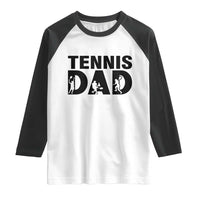 Funny Tennis Dad Life Raglan Shirt Sport Lover Gift - Wonder Print Shop