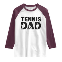Funny Tennis Dad Life Raglan Shirt Sport Lover Gift - Wonder Print Shop