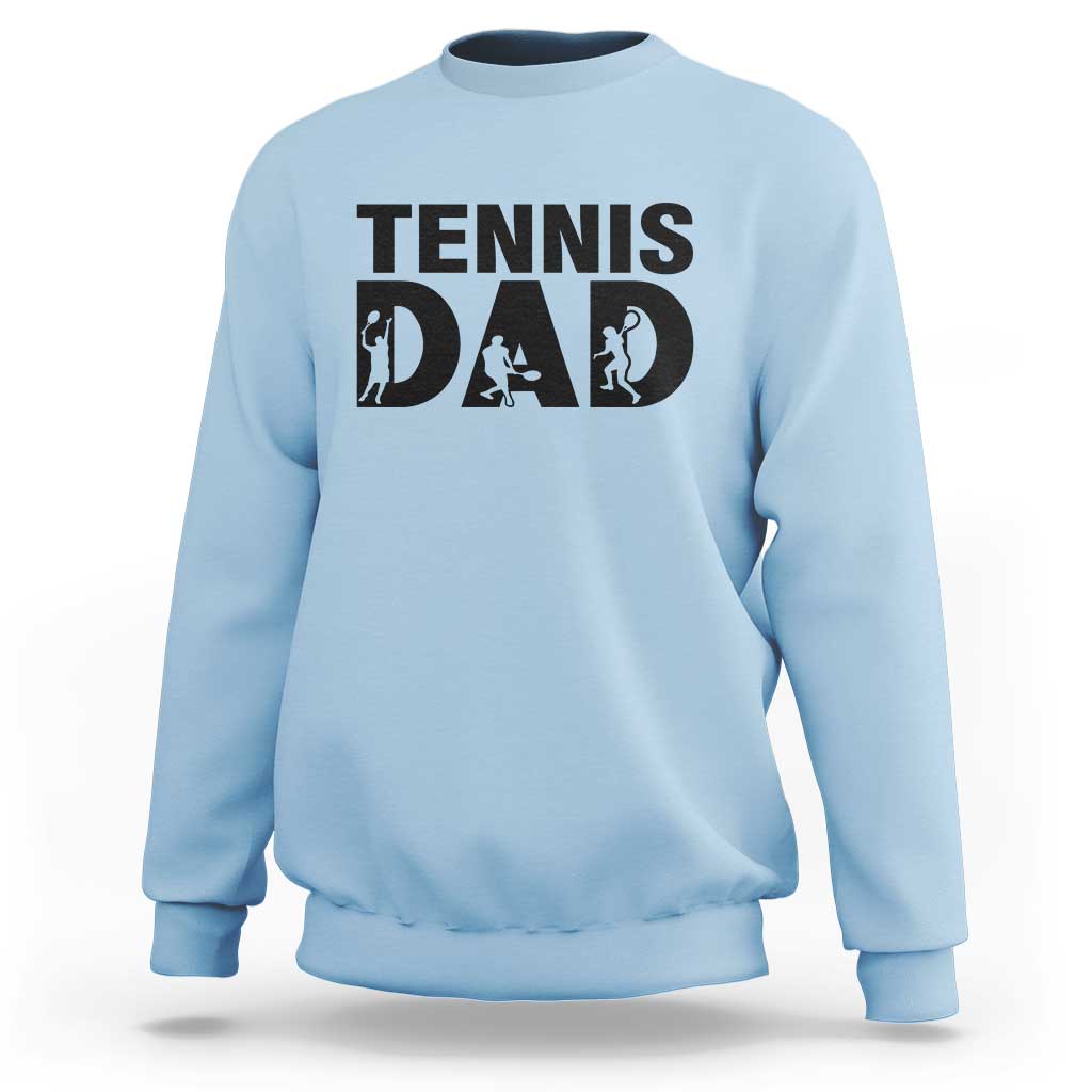 Funny Tennis Dad Life Sweatshirt Sport Lover Gift - Wonder Print Shop