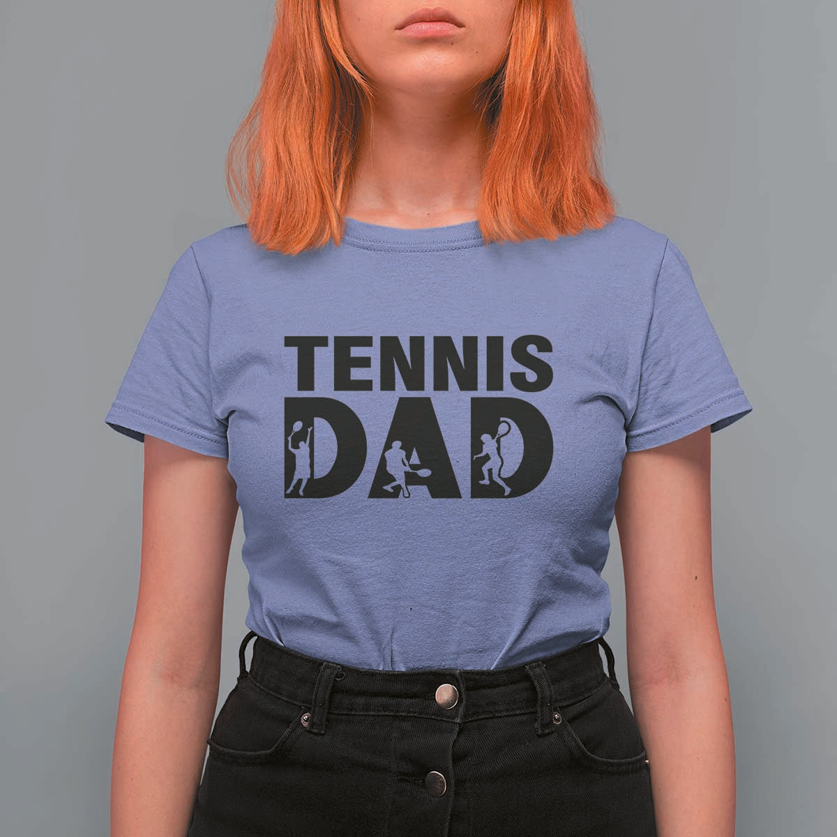 Funny Tennis Dad Life T Shirt For Women Sport Lover Gift - Wonder Print Shop