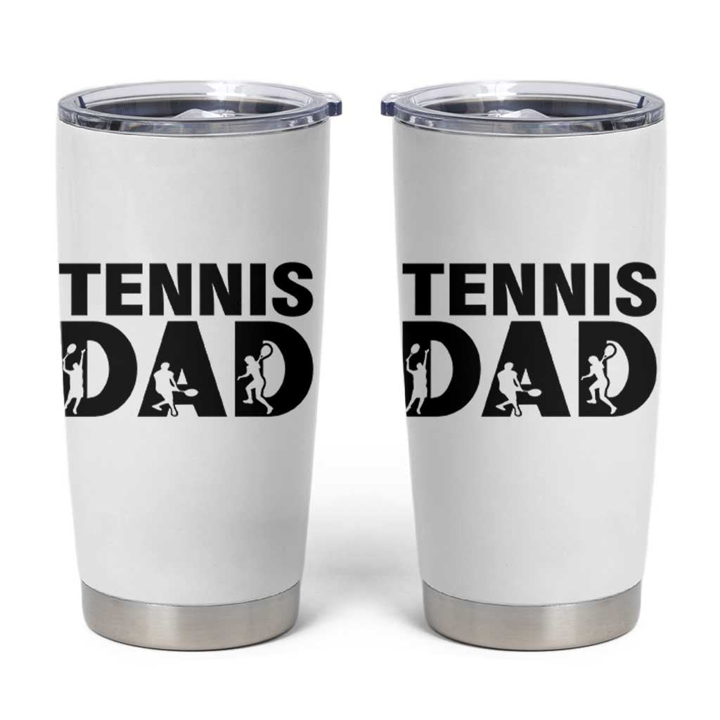 Funny Tennis Dad Life Tumbler Cup Sport Lover Gift - Wonder Print Shop