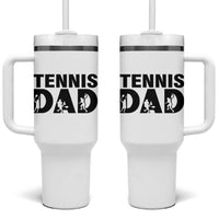 Funny Tennis Dad Life Tumbler With Handle Sport Lover Gift - Wonder Print Shop