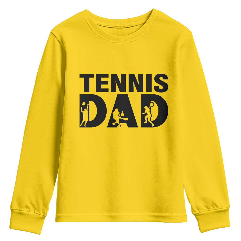 Funny Tennis Dad Life Youth Sweatshirt Sport Lover Gift - Wonder Print Shop