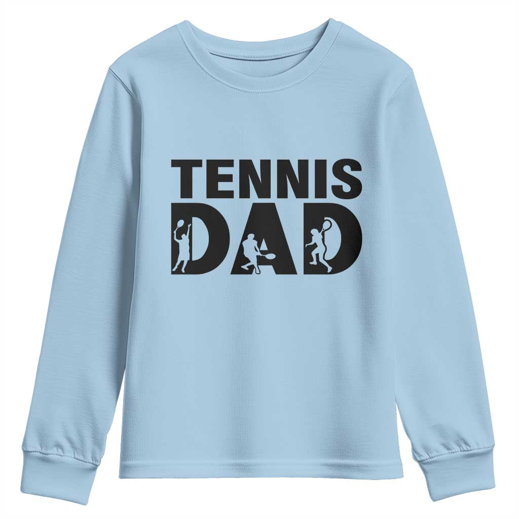 Funny Tennis Dad Life Youth Sweatshirt Sport Lover Gift - Wonder Print Shop