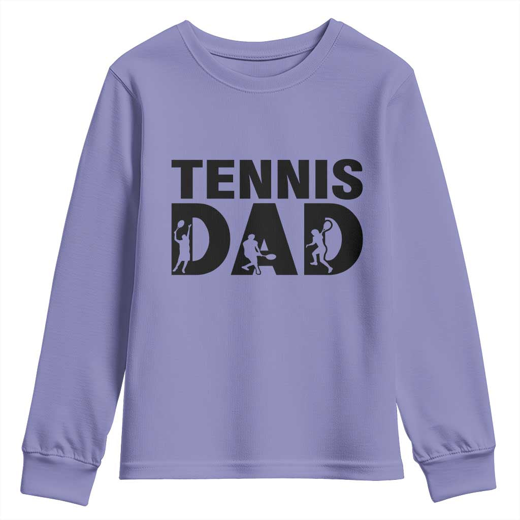 Funny Tennis Dad Life Youth Sweatshirt Sport Lover Gift - Wonder Print Shop
